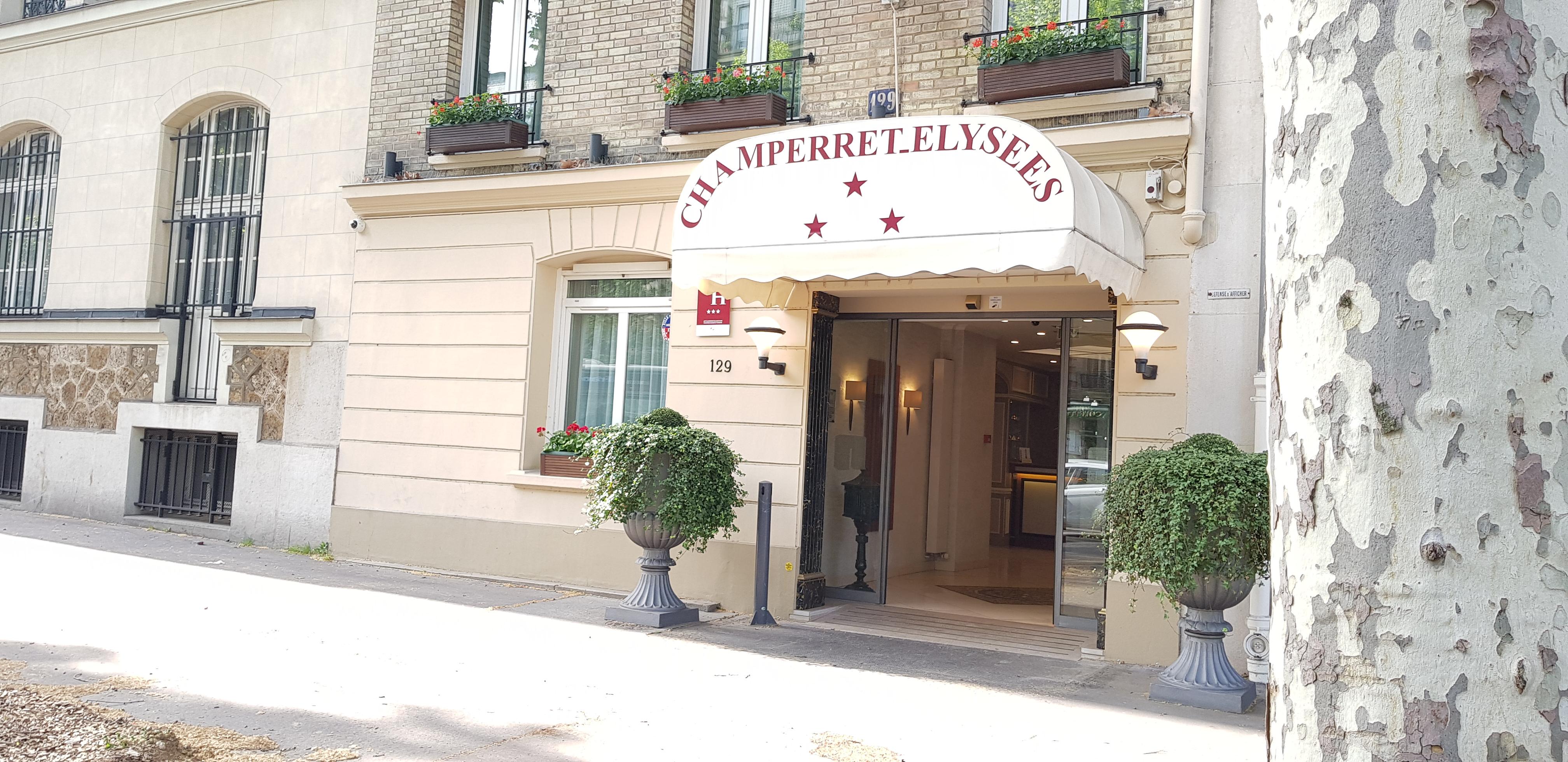 Hotel Champerret Elysees Paris Bagian luar foto