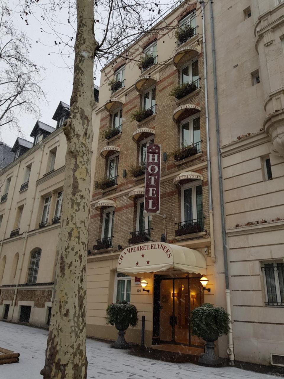 Hotel Champerret Elysees Paris Bagian luar foto